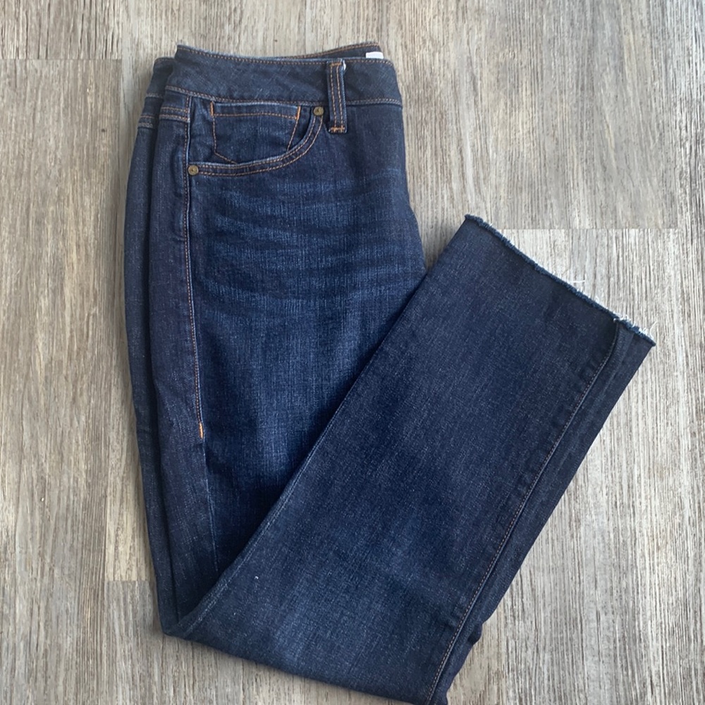 Cabi high straight jeans